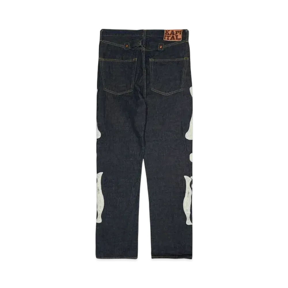 KAPITAL 12.5OZ DENIM MEXICAN KANTAKI SEED 5P "Indigo"