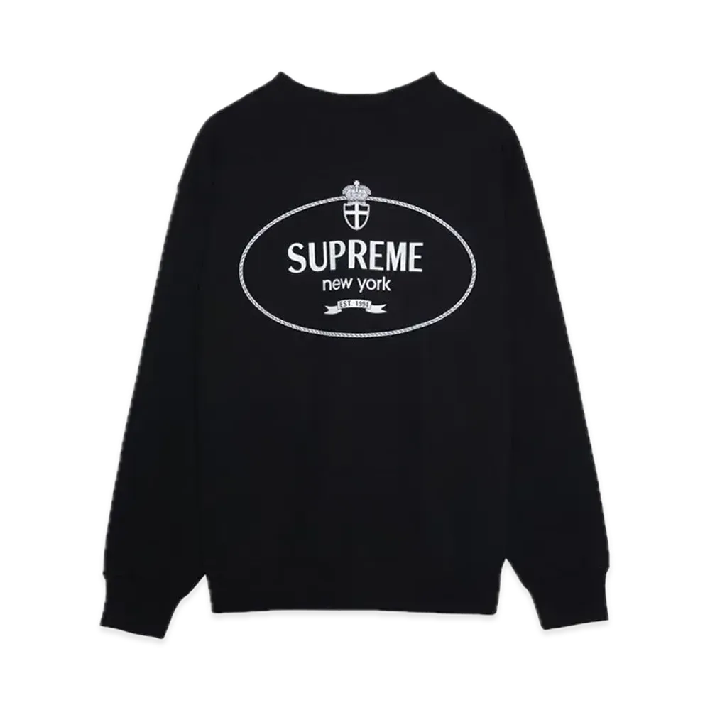 Supreme Washed Box Logo Crewneck 