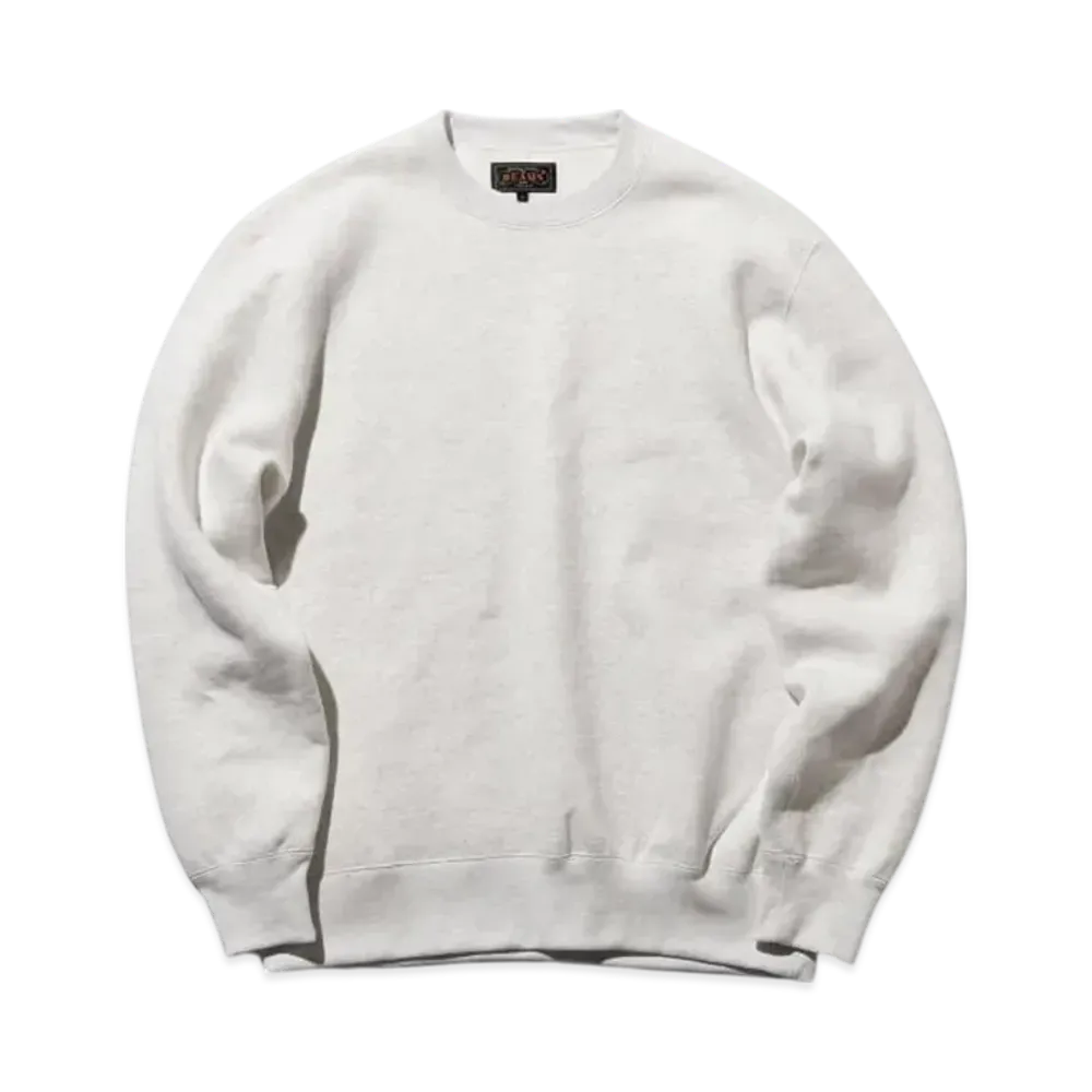 BEAMS Sweat Crew Raised Back "Ash"