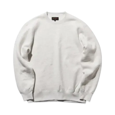 BEAMS Sweat Crew Raised Back "Ash"