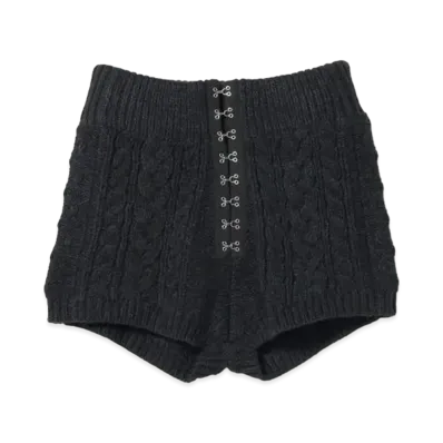 BEAMS COUTURE LINGERIE Cable Shorts "Black"