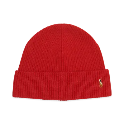 Polo Ralph Lauren Signature Cuff Hat "Red"