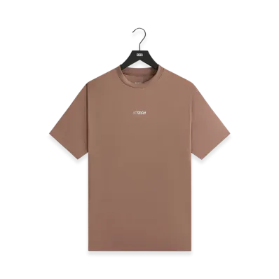 Kith Honeycomb Tech Heathrow Tee "Dusty Mauve"