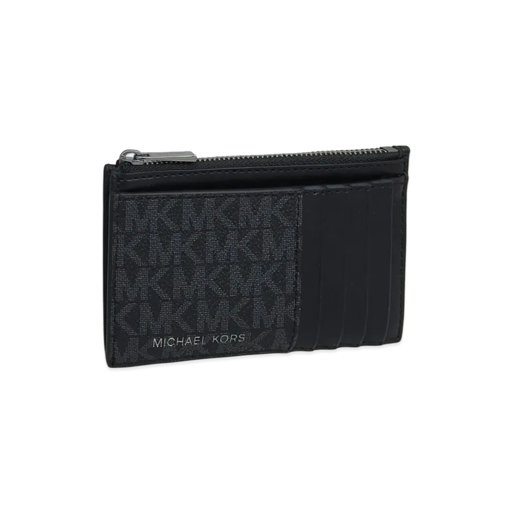 MICHAEL KORS Cooper Slim Zip Wallet "Black"