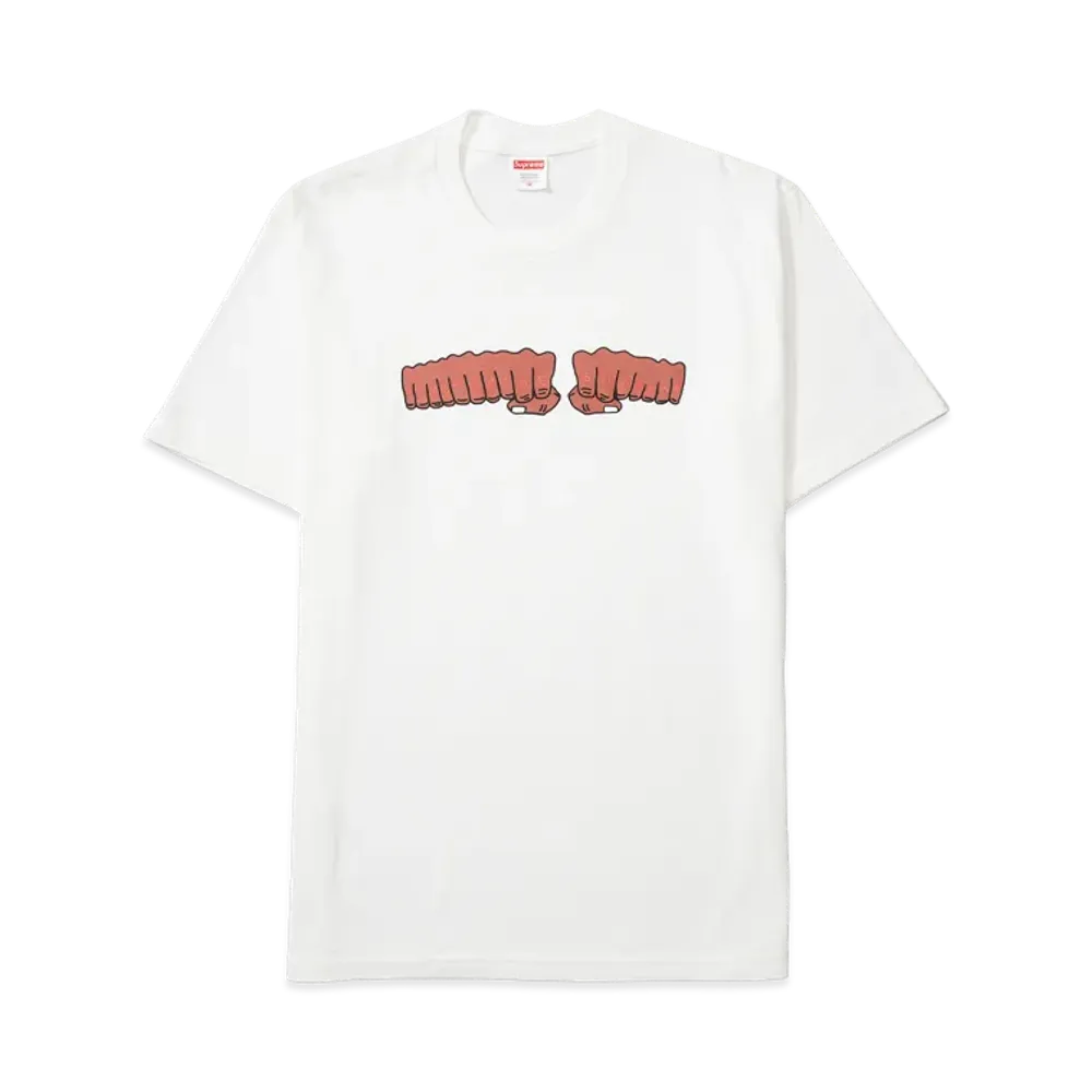 Supreme x Toy Machine Fist Tee "White"