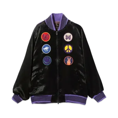 Needles Award Jacket Acetate Sateen "Black"