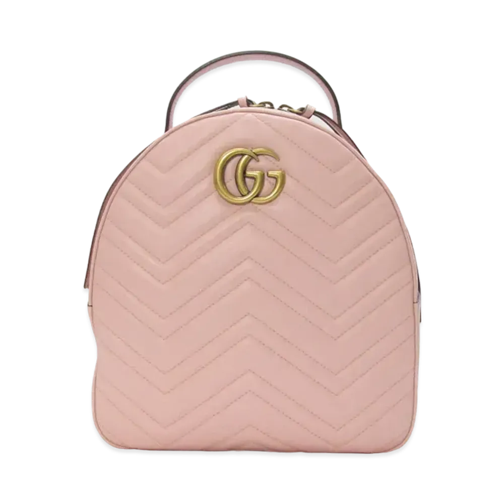 GUCCI GG Marmont Backpack "Pink"