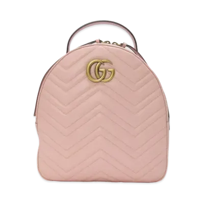 GUCCI GG Marmont Backpack "Pink"