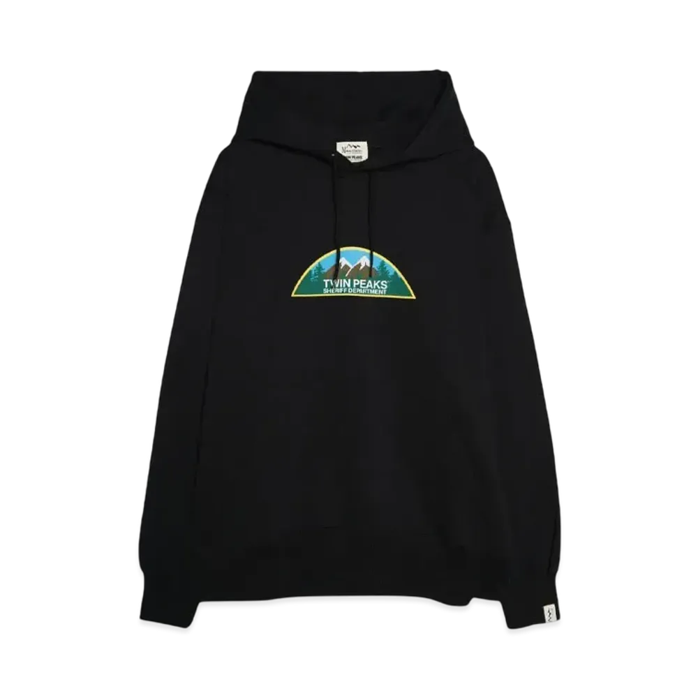 MANASTASH TWIN PEAKS HOODIE "BLACK"