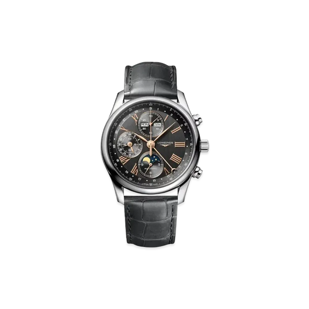 Longines Master Collection 40.00mm "Anthracite/Stainless Steel/Gray" L2.673.4.61.2