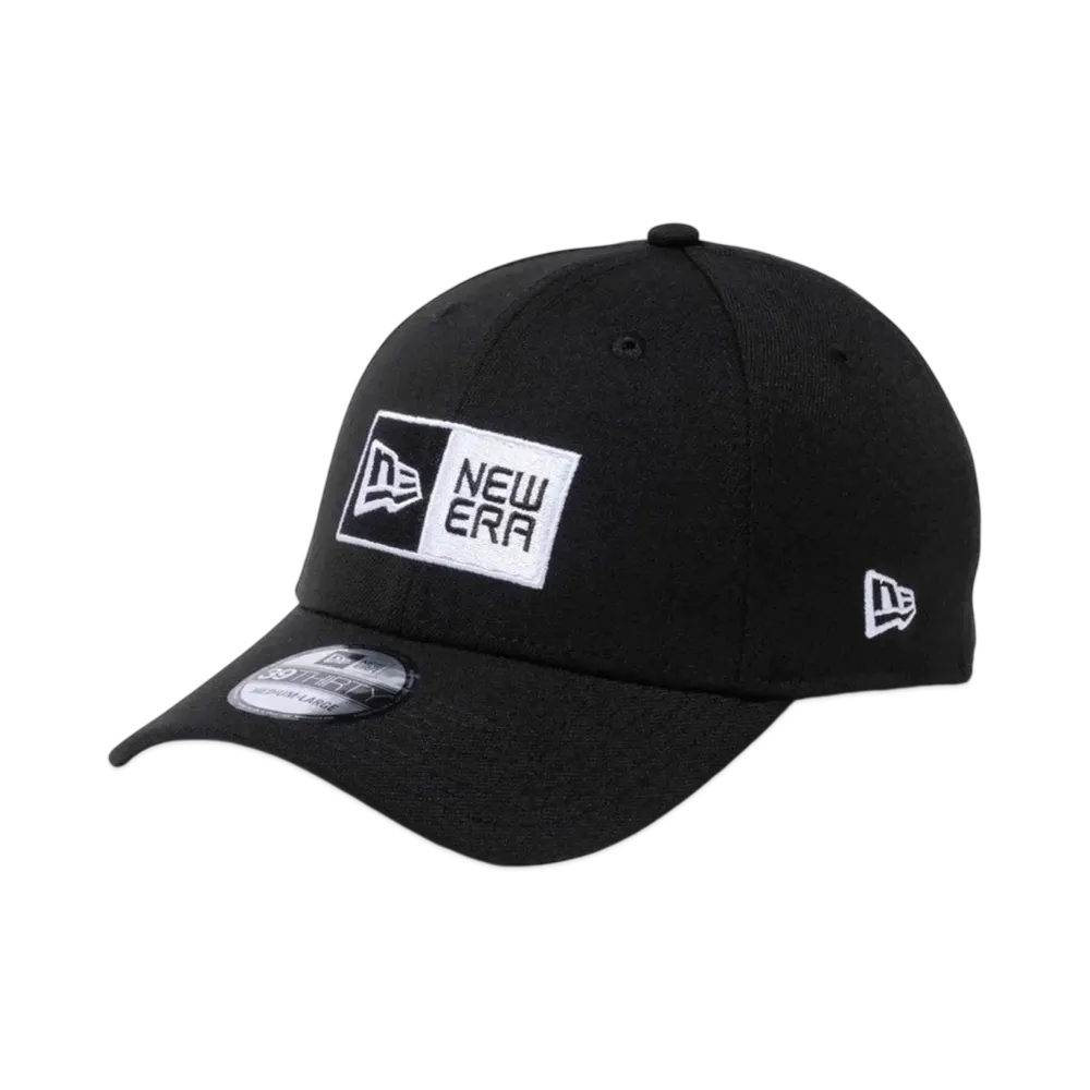 NEW ERA 39Thirty Box Logo "Black/White"