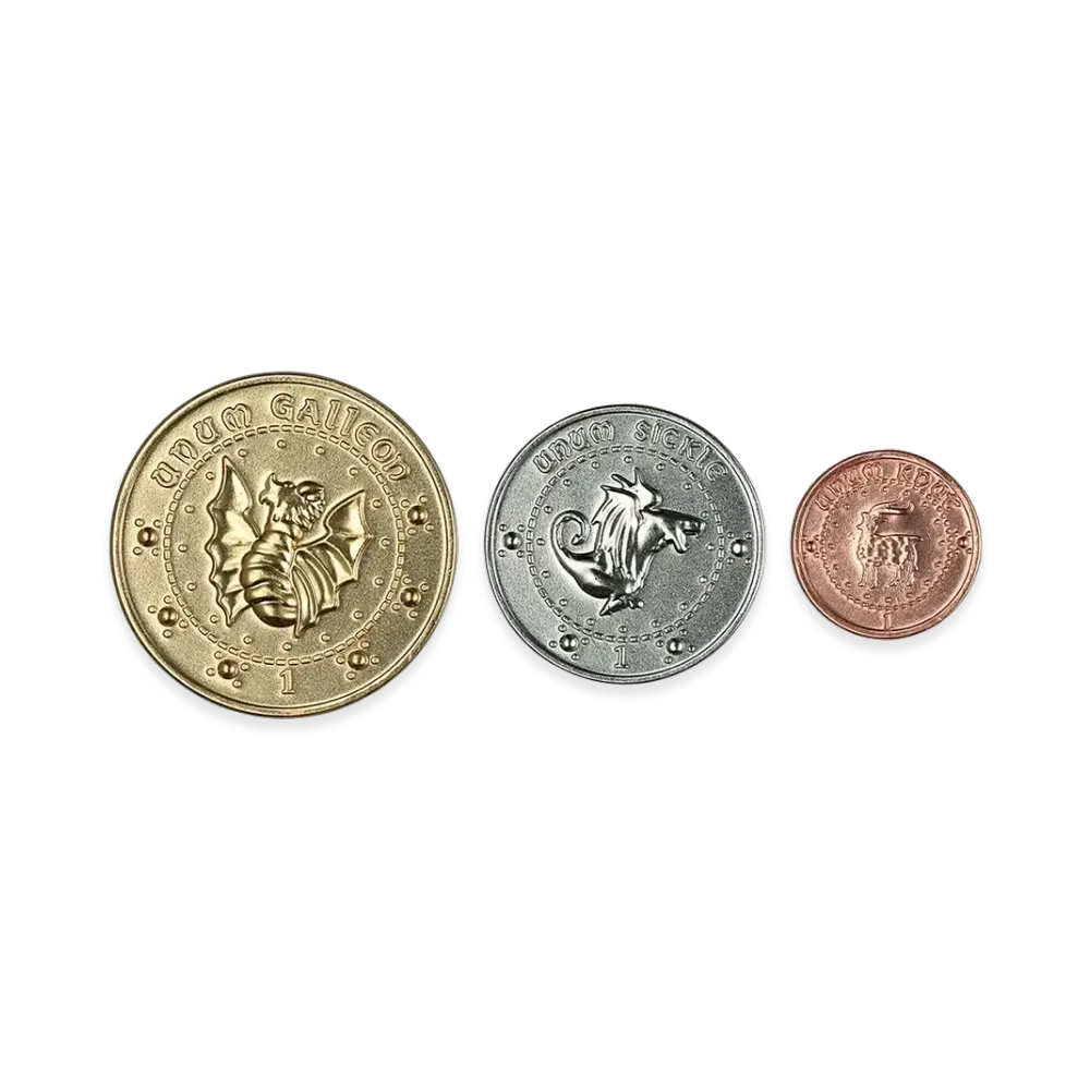 BANDAI "Ichiban Kuji" -Harry Potter Magical Holiday!- D Prize Gringotts Bank Coin Set MASTERELIVE COLLECTION
