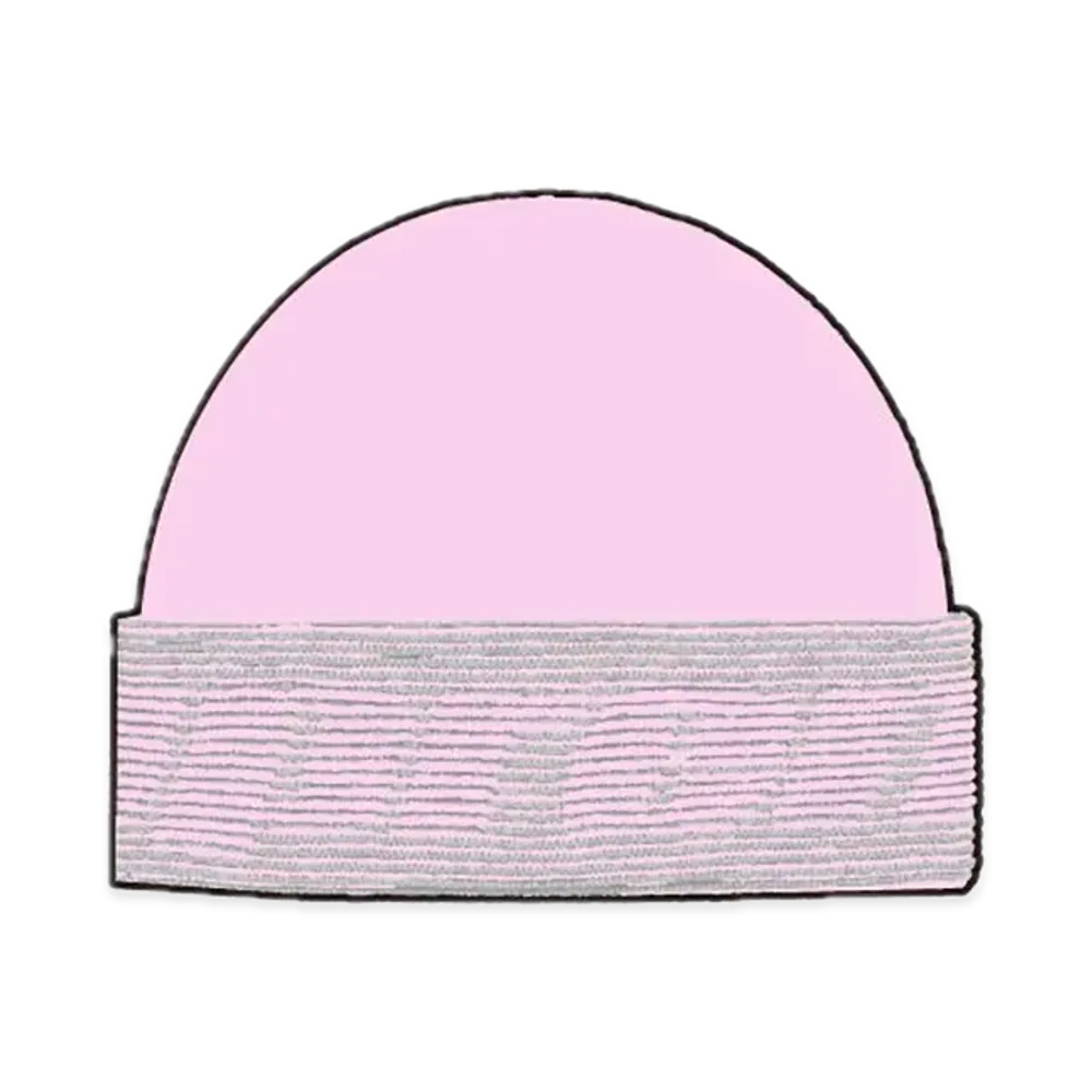Supreme Reflective Jacquard Beanie "Pink"