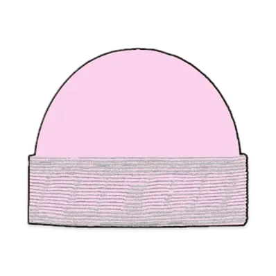Supreme Reflective Jacquard Beanie "Pink"