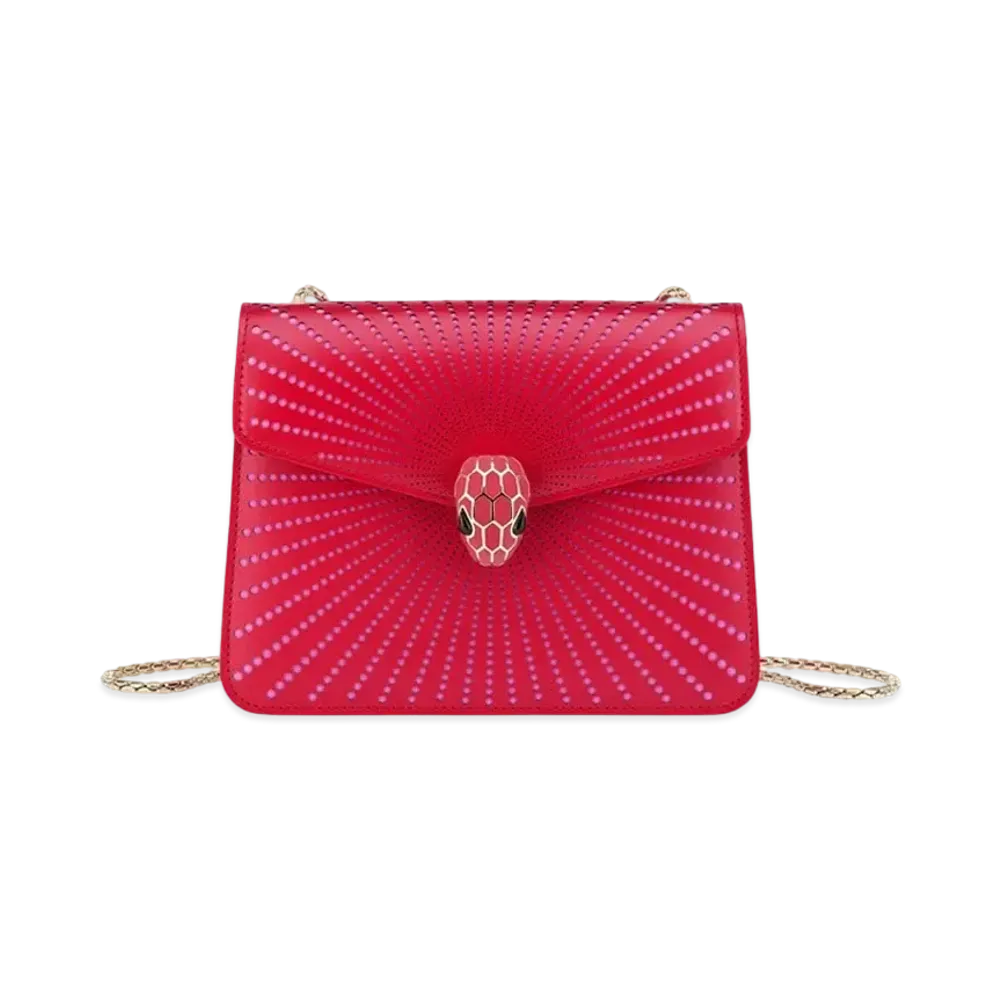 BVLGARI Serpenti Forever Crossbody Bag "Red"