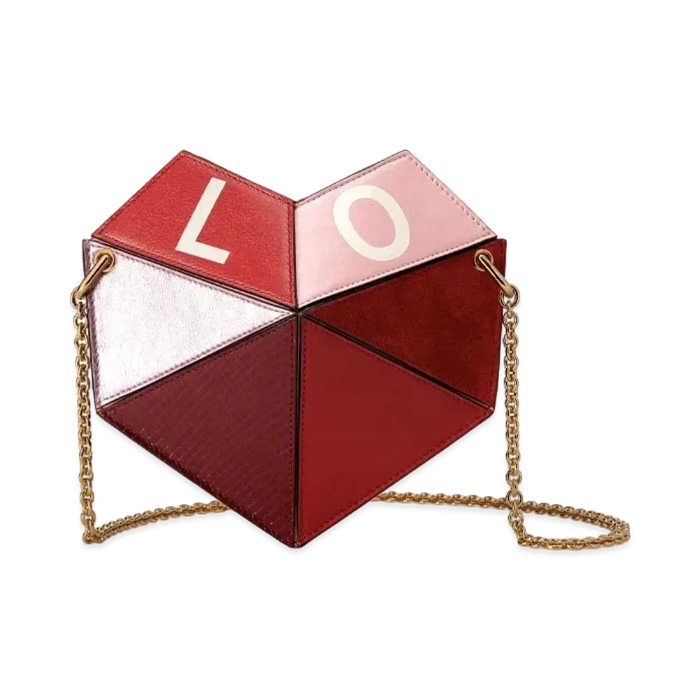 GUCCI Valentine's Day Small Heart Bag "Red&Pink"