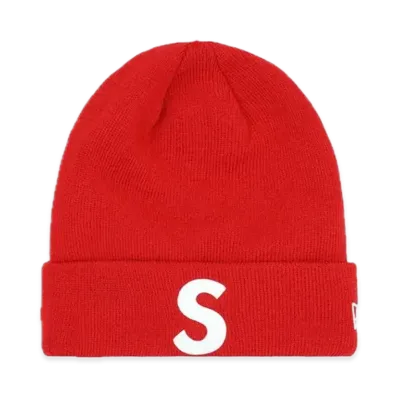 Supreme New Era S Logo Beanie "Red" (23FW)