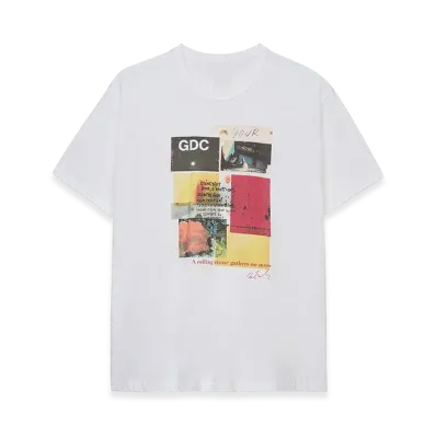 S'YTE x GDC Collage Art Graphic T-Shirt -Fluctuatingly 03- "White"