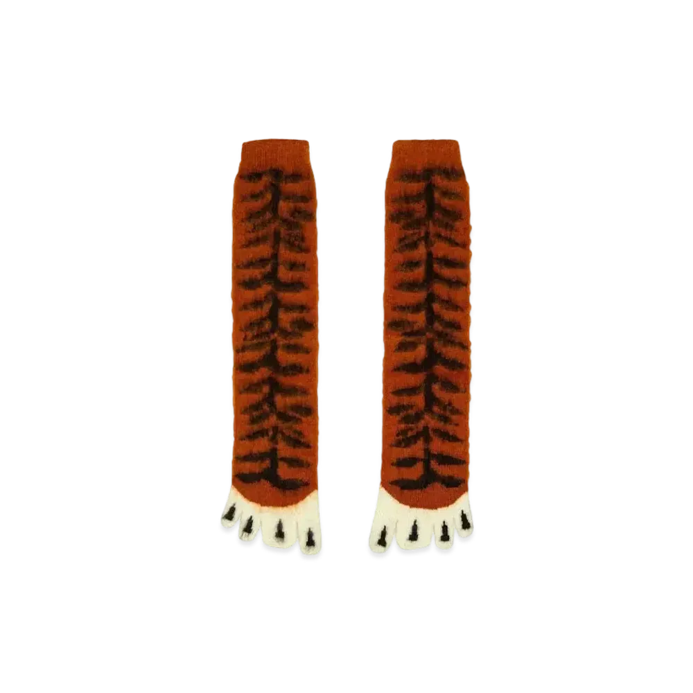 doublet Graphic Socks "Orange"