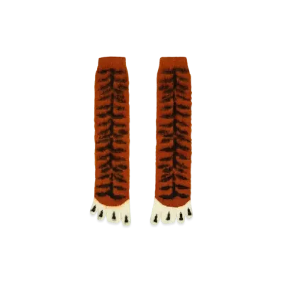 doublet Graphic Socks "Orange"
