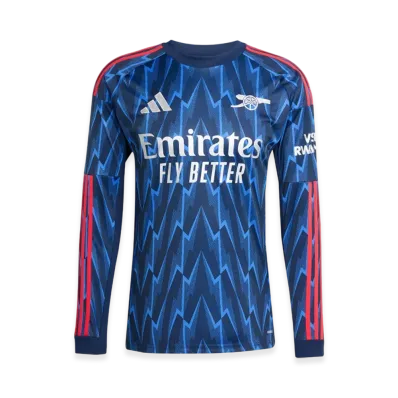 adidas Arsenal 25/26 Long-Sleeve Away Jersey "Night Indigo/Grey Two"