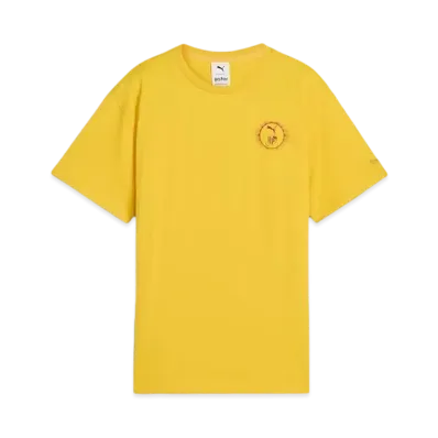 PUMA x Harry Potter Boys Relax Graphic Short Sleeve T-Shirt "Yellow Sizzle"
