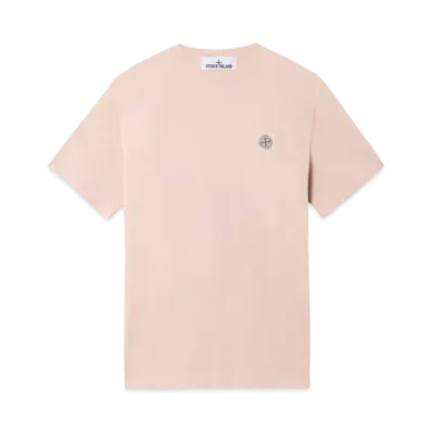 Stone Island 2100034 Combed Organic Cotton Jersey "Antique Rose"