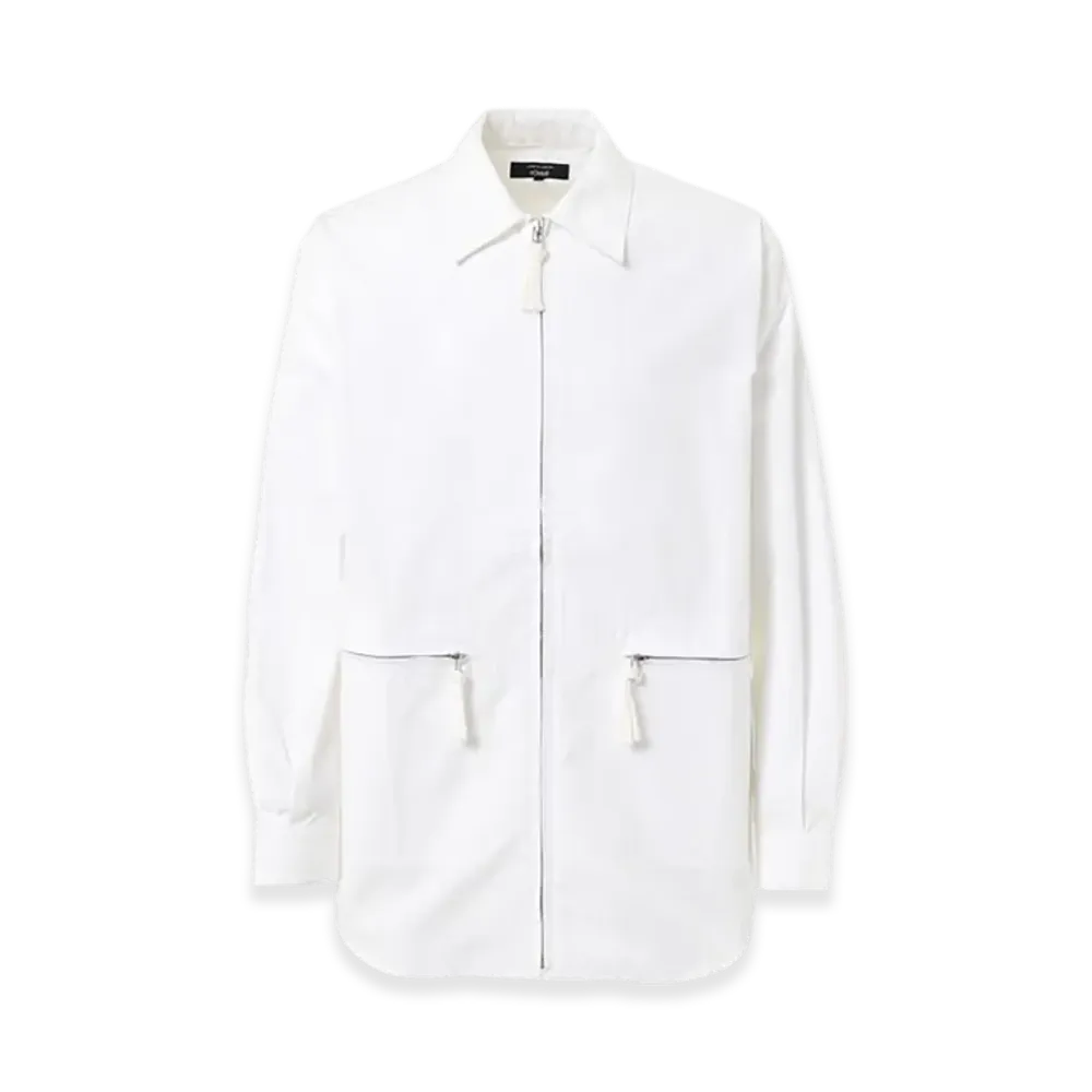 COMME des GARCONS HOMME Cotton Oxford Shirts "White"