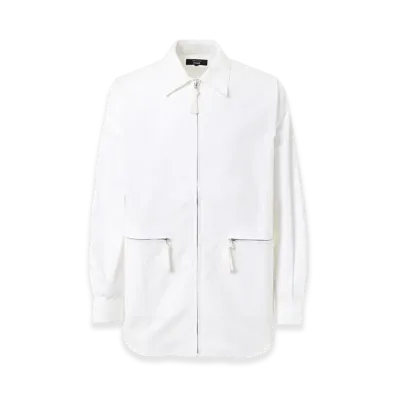 COMME des GARCONS HOMME Cotton Oxford Shirts "White"