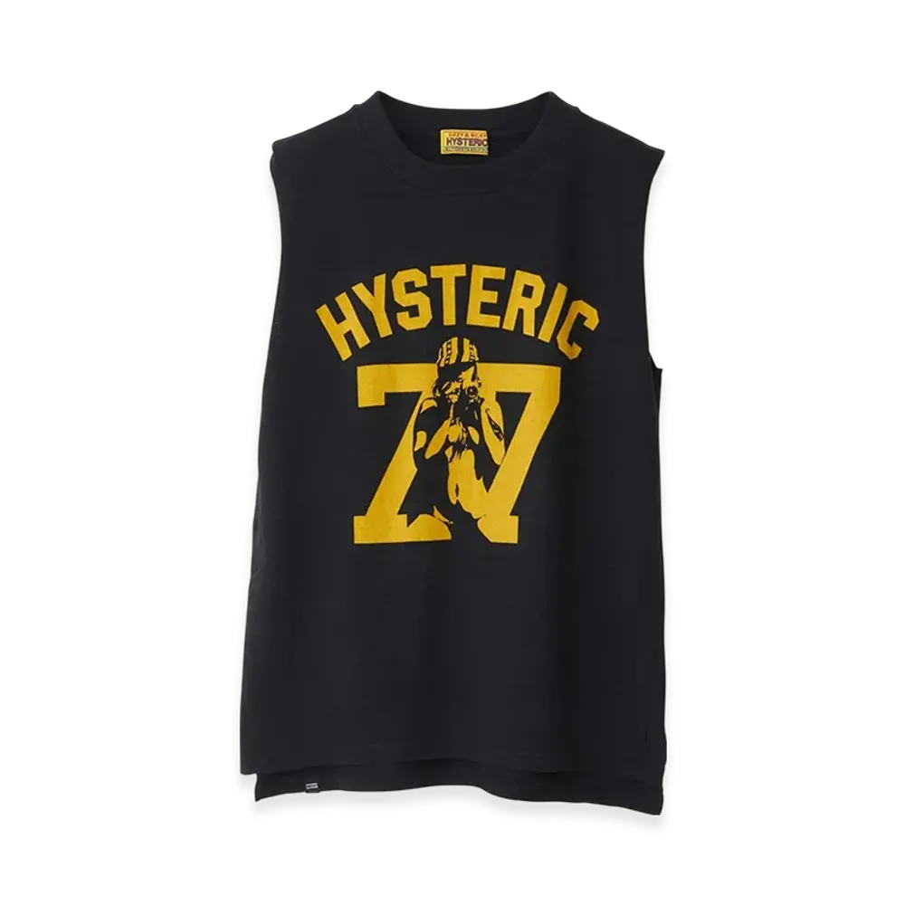 HYSTERIC GLAMOUR Hysteric 77 Sleeveless Shirt "Black"
