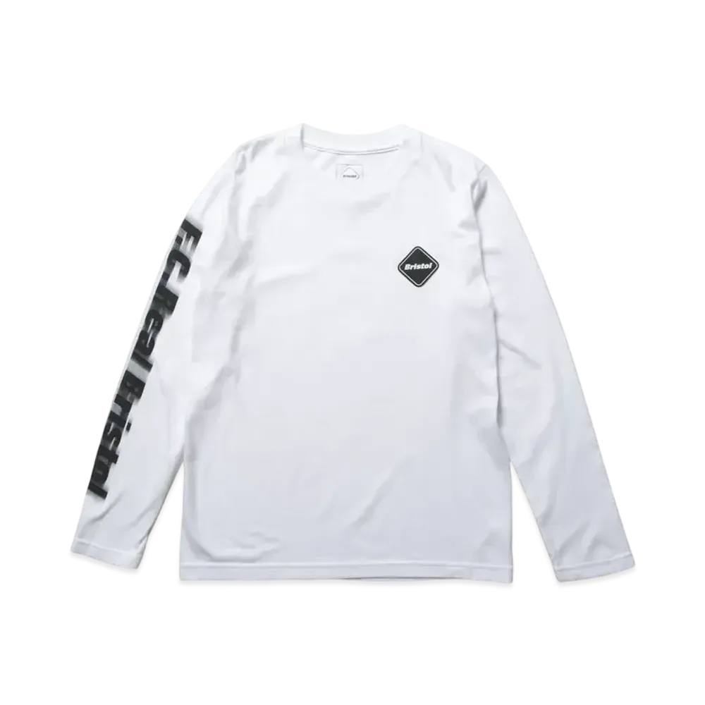 F.C.Real Bristol for Kids Blurred Logo L/S Tee "White"