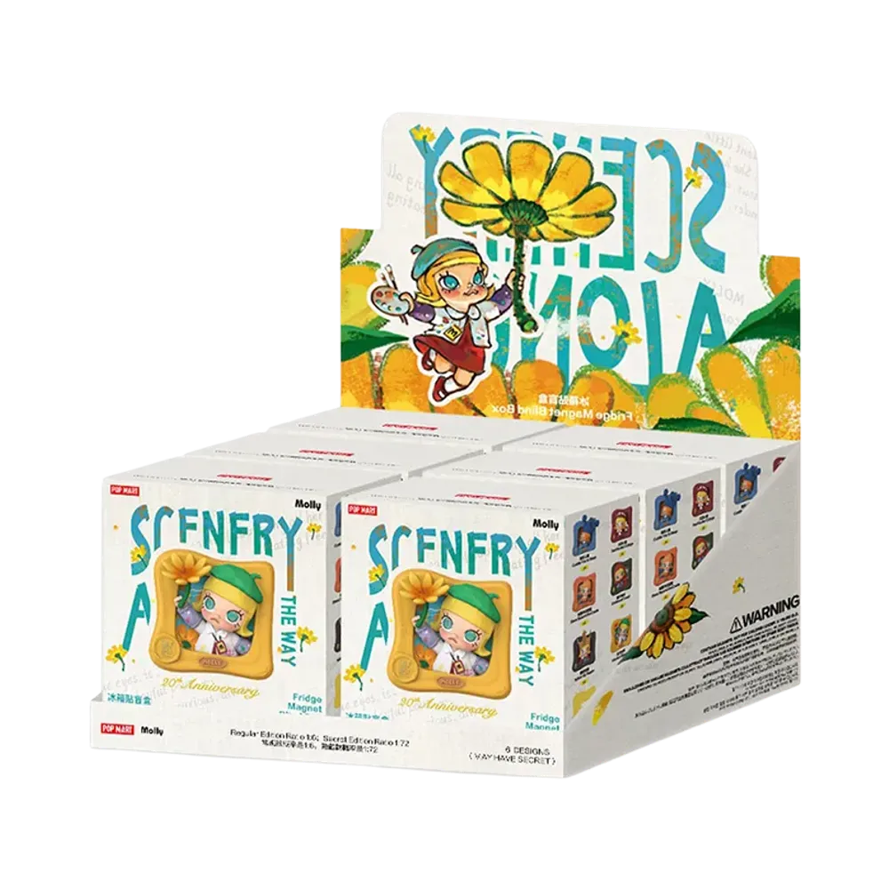 POP MART MOLLY Scenery Along the Way Series - Fridge Magnet Blind Box [Assortment Box]