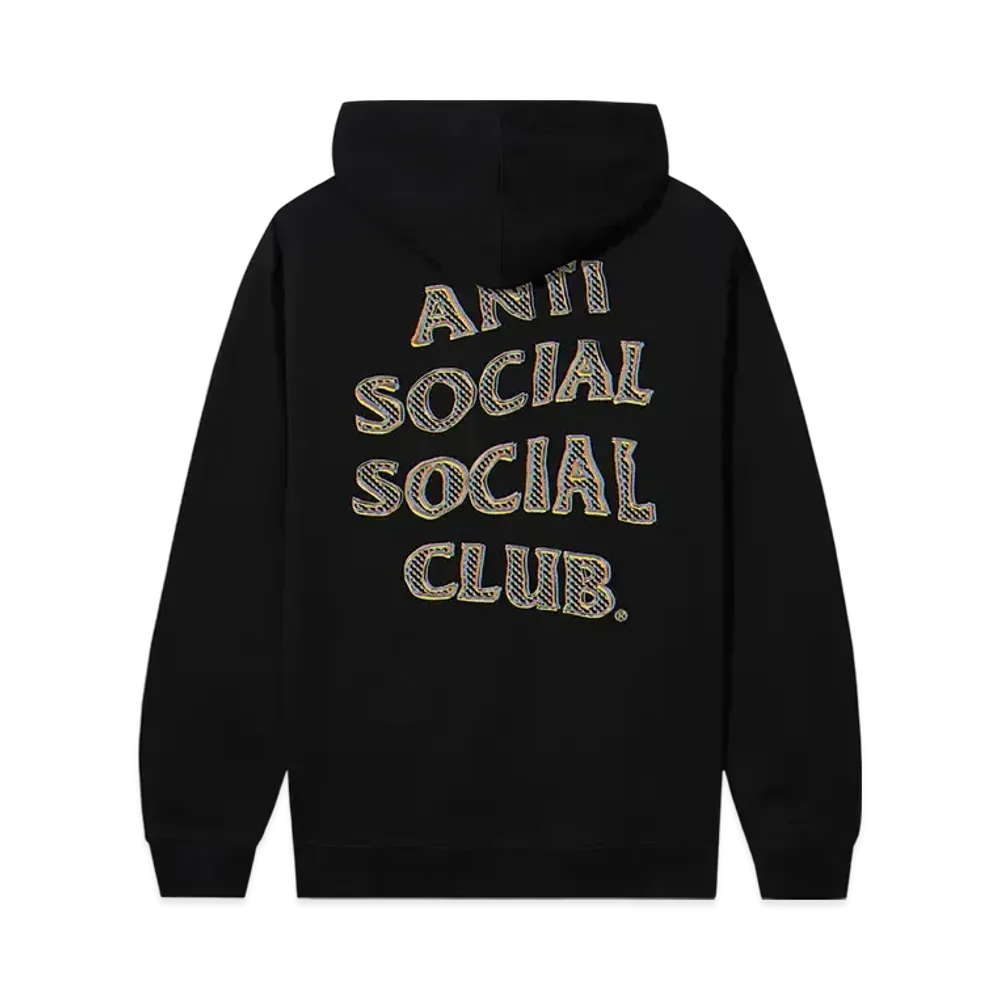 ANTI SOCIAL SOCIAL CLUB Blurred Lines Mind Games Hoodie "Black"