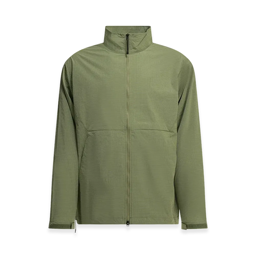 Goldwin Dope Dyed Rip-Stop Windbreaker Jacket "Green"