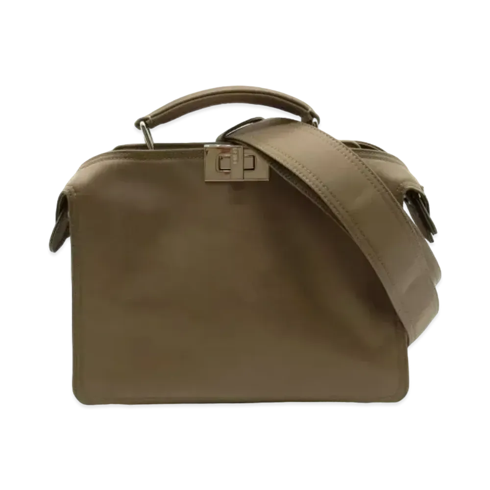 FENDI Peaker Boo Mini Bag Shoulder Bag "Brown"