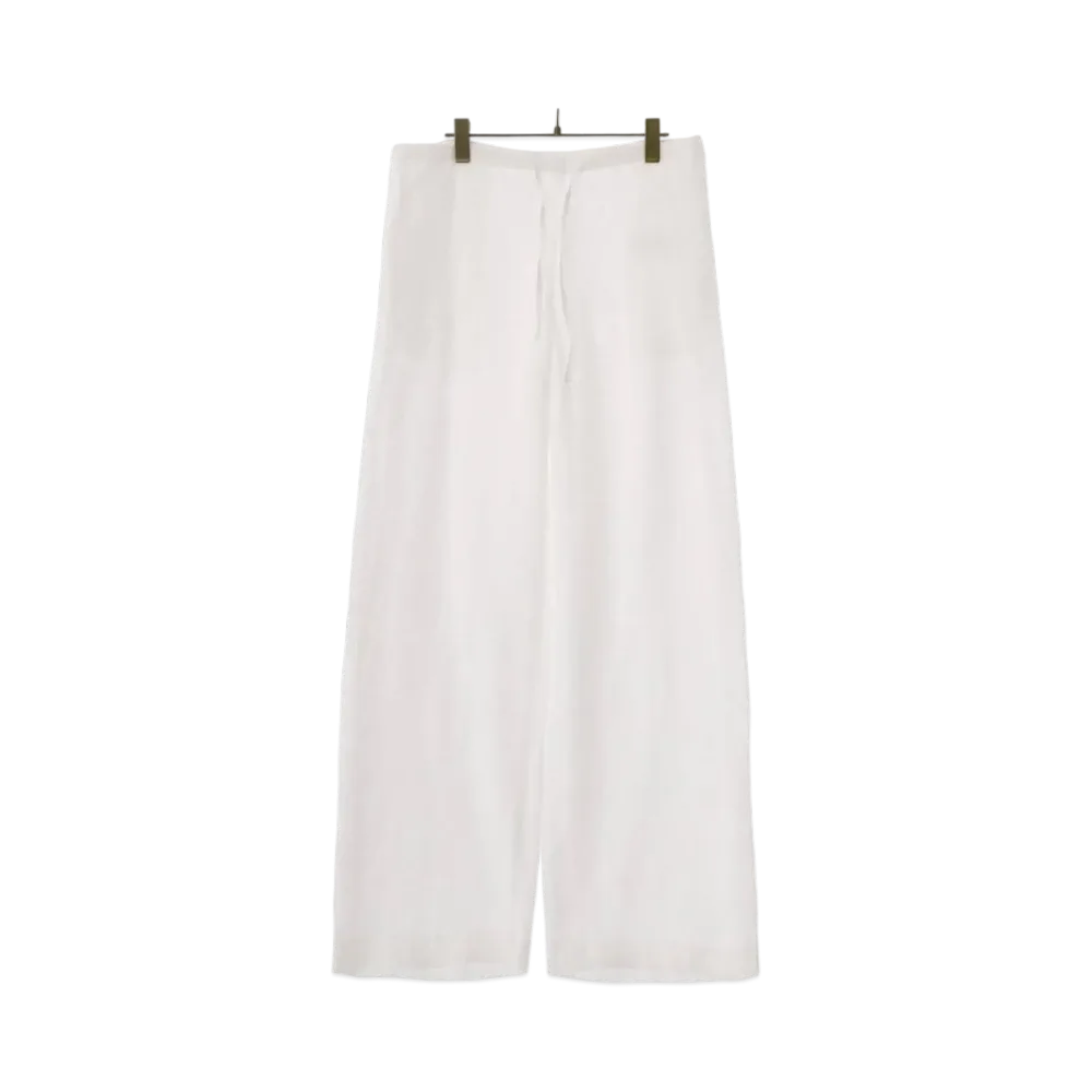 COMOLI Ladies Kanapa Wide Pants "White"