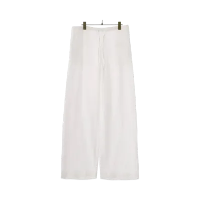 COMOLI Ladies Kanapa Wide Pants "White"