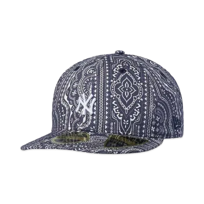 Kith x New Era x Yankees 59fifty Bandana Paisley Hat "Nocturnal"