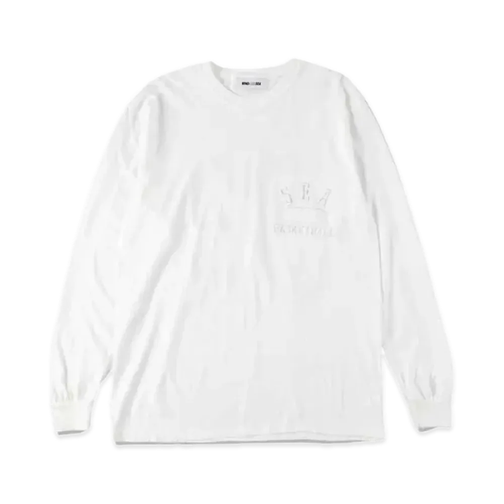 WIND AND SEA L/S T-Shirt White / Gray