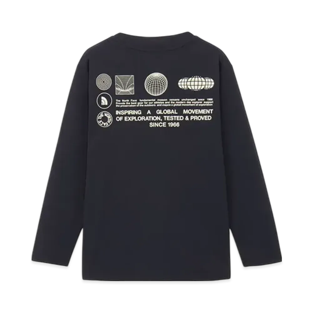The North Face Kids Long Sleeve Sunshade Tee "Black"