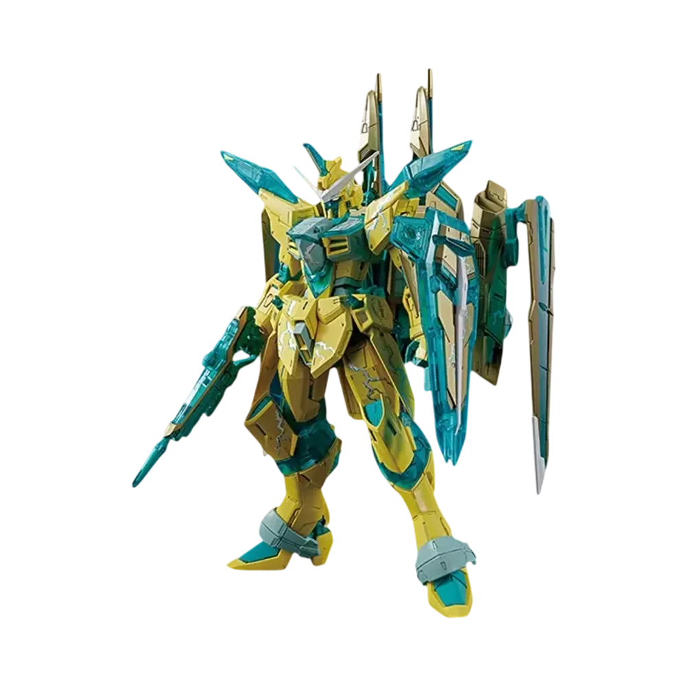 BANDAI "MASTER GRADE" -MOBILE SUIT GUNDAM SEED- MG 1/100 Justice Gundam [Cross Contrast Color/ Clear Green]