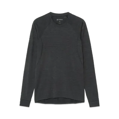 Goldwin Wool Crew Long Sleeve (C3 fit / Men's) "Black"