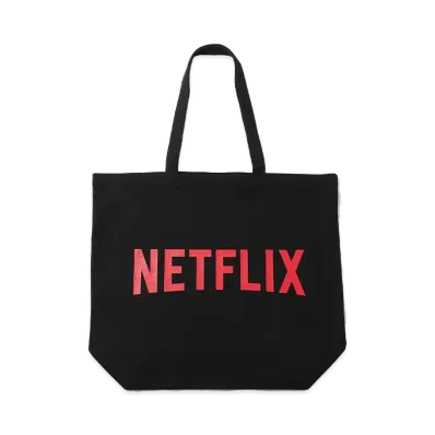 Netflix x V.A. Logo Tote "Black"
