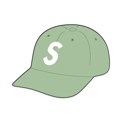 Supreme Pigment Print S Logo 6-Panel "Light Sage"