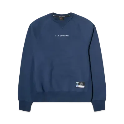 Air Jordan x Fragment Crewneck Sweatshirt "Navy"