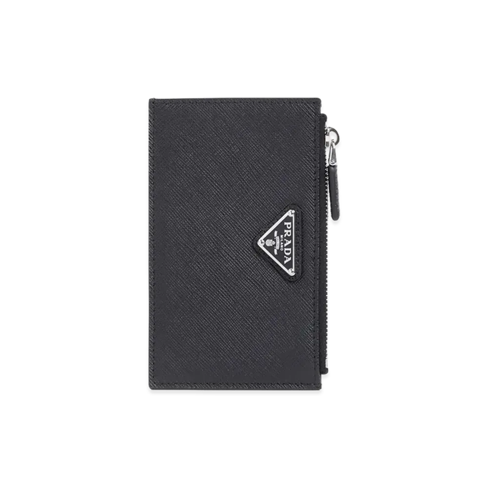 PRADA Saffiano Cardholder "Black"