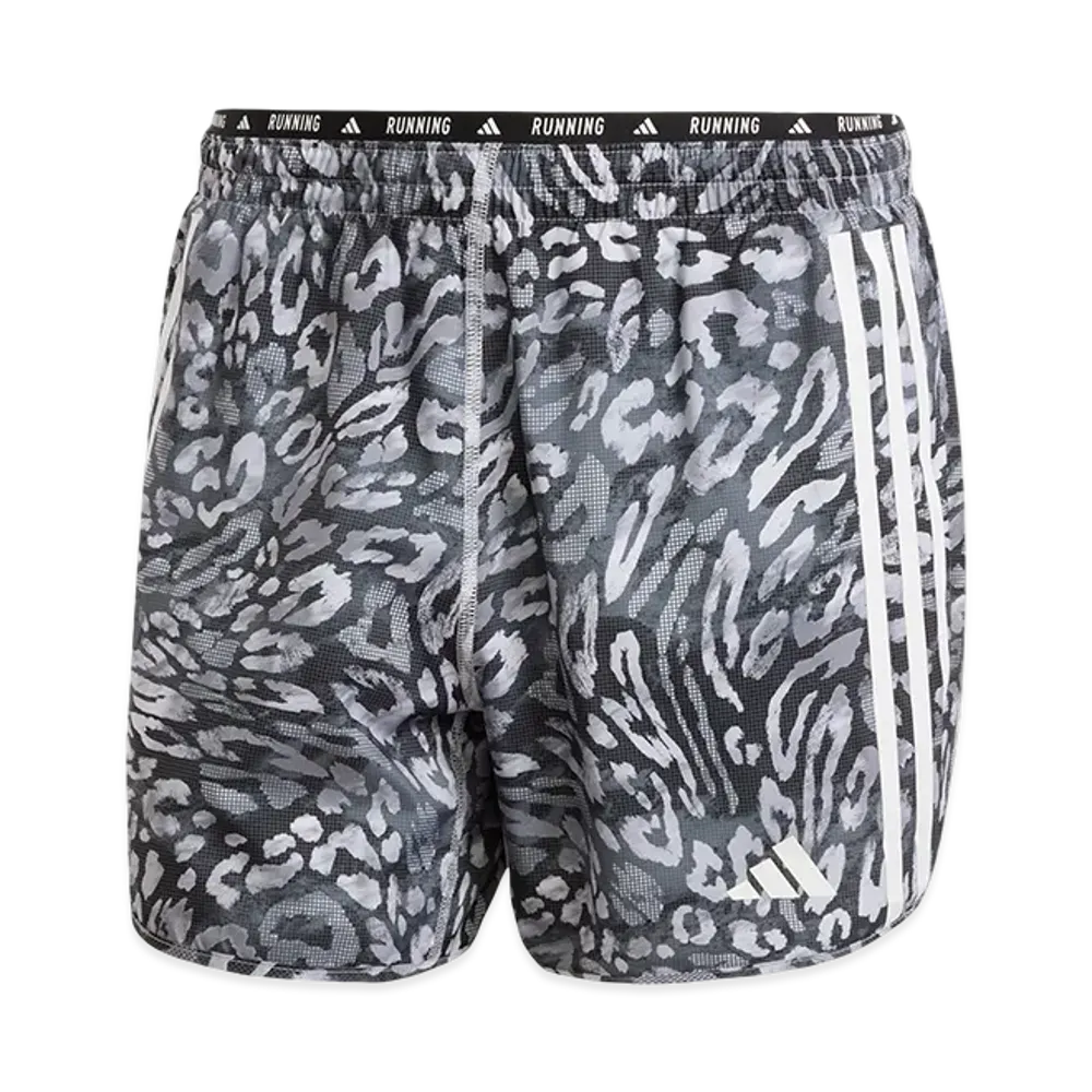 adidas Own The Run Three Stripes Shorts "Dash Grey/Black"