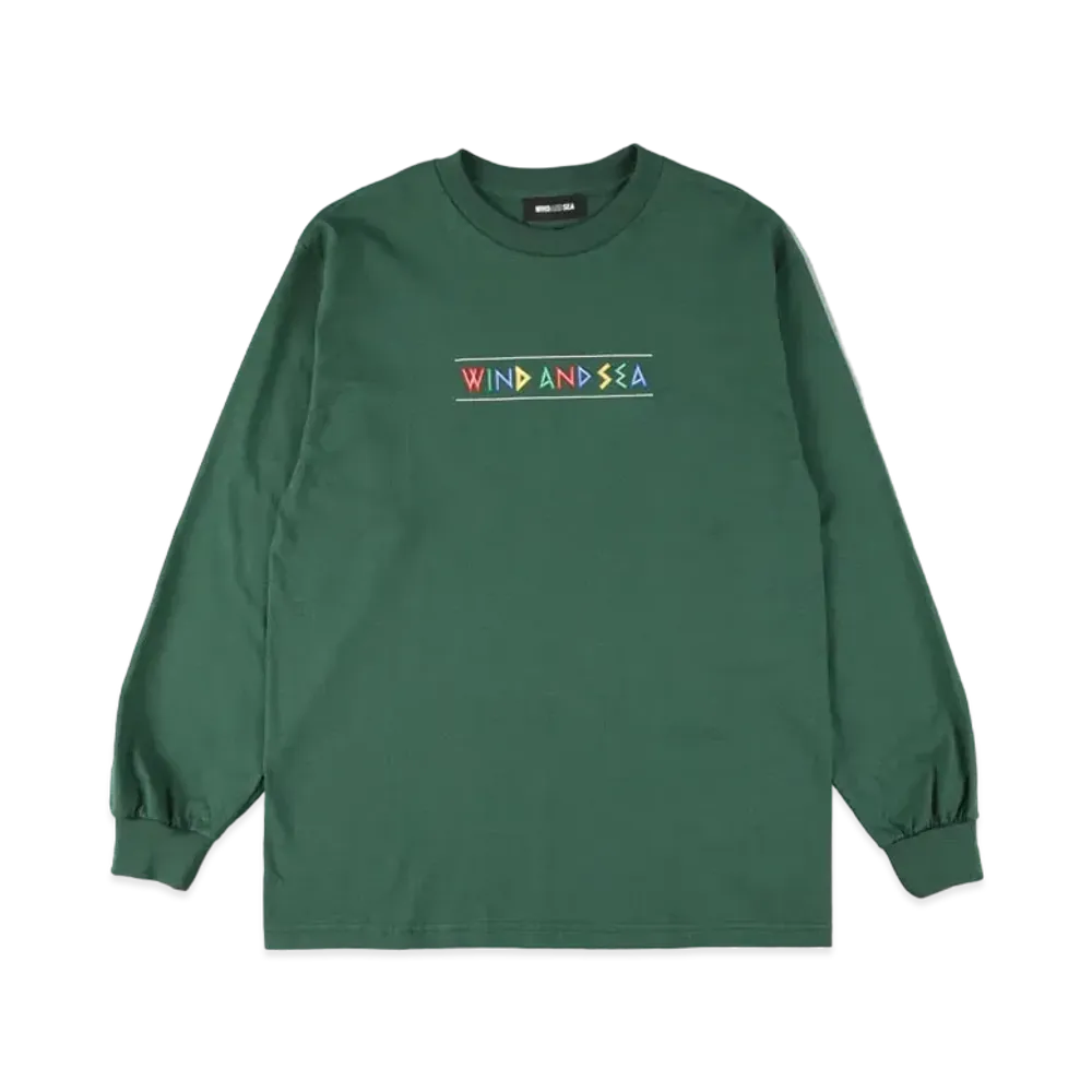 WIND AND SEA WDS (ZULU-TONGUE) L/S TEE "Olive"