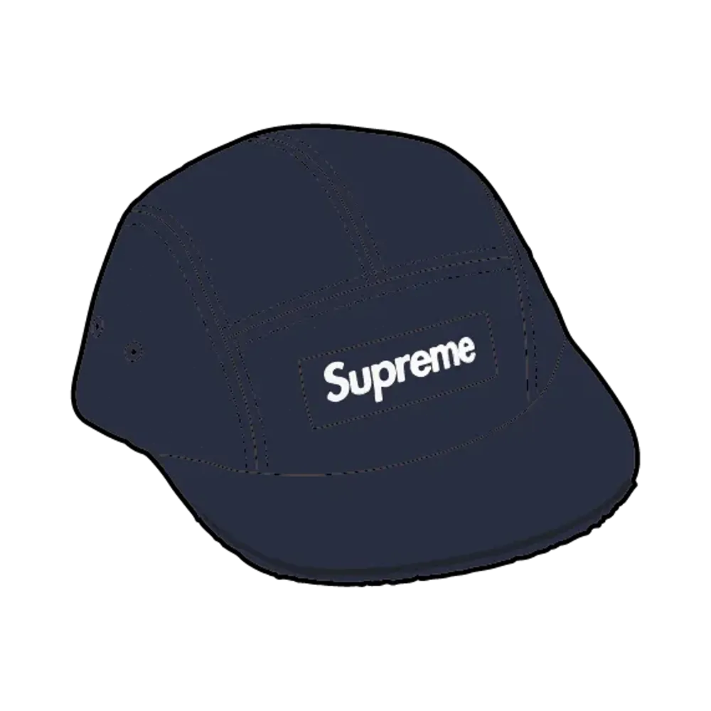 Supreme Reversible Terry Camp Cap "Navy"
