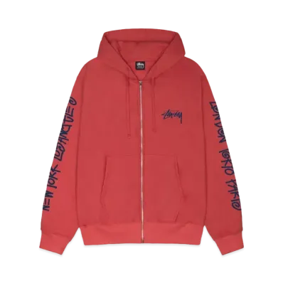 Stussy Big Cities Zip Hoodie "Pepper"